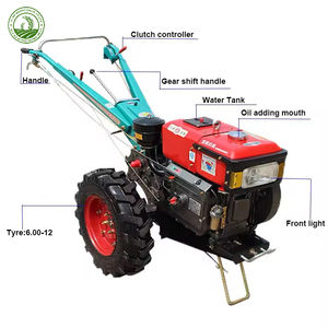 12-24HP motore diesel Multi funzionale trattore a piedi con aratro a disco aratro piantatore trattore Walk-behind <span class=keywords><strong>per</strong></span> l'agricoltura - Product Image 3