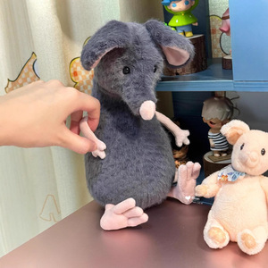 Peluche de Ratón Triste Lachlan, Cobaya Gaud, Juguete de Peluche Relleno de Algodón PP Súper Suave, Muñeco Bonito para Regalo - Product Image 2