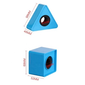 Hot-bán đa-màu thực tế hội nghị/phỏng vấn vuông/tam giác Microphone cờ - Product Image 6