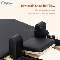 Ensemble de Reformer Pilates en bois de chêne et d'érable pour studio de yoga, fitness professionnel, musculation et équilibre