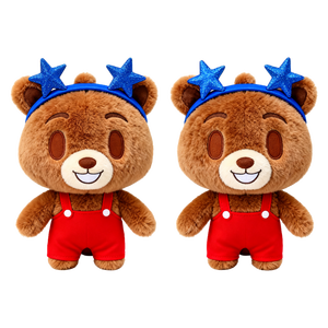Peluche <span class=keywords><strong>Volpe</strong></span> Morbida Arancione Arrabbiata con Corona Viola - Product Image 3