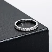 Bague de Graduation MuShan en Argent Sterling 925 avec Moissanite VVS pour Femme, Plaqué Or Véritable 18K, Bagues Brevetées MST