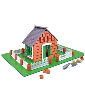 DIY Simulation Building Blocks 148 PCS Garden Villa Clay Connection Small Bricks Educational Bricks Toys For Kids