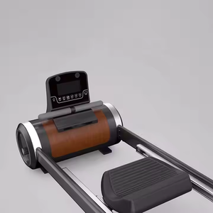 <span class=keywords><strong>Rameur</strong></span> <span class=keywords><strong>électromagnétique</strong></span> pliable avec rails doubles en alliage et résistance à 6 niveaux pour l'entraînement à domicile - Product Image 6