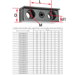 El bloque de presión de la herramienta de torno CNC se utiliza para el descanso de herramientas CNC de 8 / 12 estaciones y la torreta de descanso de herramientas eléctricas - Product Image 2