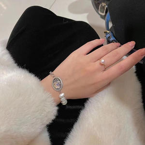 Accesorios de Plata de Ley S925 para Perlas DIY, Estilo Pez Dorado 9339, Colgante de Plata y Oro, Soporte Vacío para Cuentas de mm, Separadores de Joyería - Product Image 4