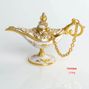 Nouvelle lampe à vœux <span class=keywords><strong>Aladin</strong></span> artisanale en alliage de zinc émaillé plaqué or, style moderne et traditionnel, différentes couleurs, cadeau de Russie - Product Image 2