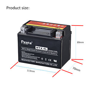 中国製電動バイク用バッテリー <span class=keywords><strong>12V</strong></span> 4Ah ジェルバッテリー 高品質 - Product Image 4