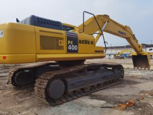 Komatsu เครื่องขุด PC400-7แบบใช้แล้วปั๊มไฮดรอลิกของญี่ปุ่นเครื่องจักรการเกษตร1.9CBM ความจุถัง41400กก. - Product Image 6