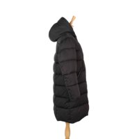 Femmes hiver mode à capuche doudoune longue épaisse duvet de canard manteau imperméable caractéristique plume décoration nouvelle saison Style