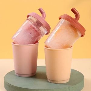 Sustainable Plastic Cube Shape Popsicle <b>Mold</b> Four-Grid for Milk Tea Six-Grid for Coke <b>Ice</b> Pop Carrot Sweet <b>Ice</b> <b>Cream</b> Tools - Product Image 3