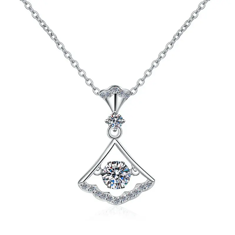 Luxury Jewelry Charm Necklace High End Custom Fine Jewelry Necklaces Silver Necklace Dance Dress Moissanite Diamond Jewelry