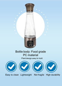 Bouteille d'eau hydrogénée portable 350 ml, générateur à haute concentration, grande capacité, design unique, abordable - Product Image 5