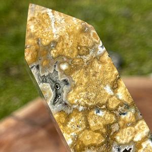 Tour de cristal de jaspe océanique naturel en gros, ornement décoratif en pierre précieuse, cadeau idéal pour les anniversaires et la Saint-Valentin - Product Image 6