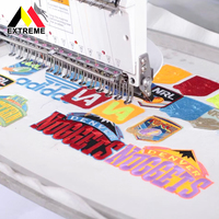 Machine à broder les t-shirts multi-aiguilles à 4 têtes, haute pression, plate, informatisée, automatique, 1200 tr/min, pour usage domestique, nouvelle vente au détail