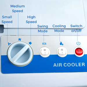 Raffreddatore d'aria <span class=keywords><strong>AC</strong></span>/DC con batteria al litio raffreddatore d'aria portatile ad acqua spazio personale Mini ventola di raffreddamento ad aria portatile evaporativa - Product Image 5