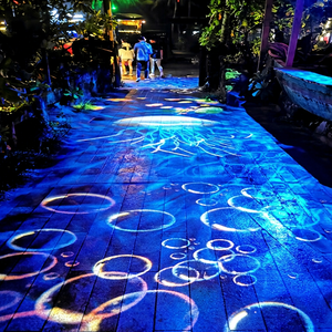 Proyector Gobo Comercial para Publicidad con Logotipos Personalizados en Paredes Exteriores, Tiendas, Hoteles, Eventos y Fachadas de Edificios - Product Image 1