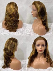 Cheveux Humain Naturel Ombre Perucas Humanas De 250 Densidad Super Thin Hd Peluca con malla frontal 1 pieza Cabello brasileño Largo transparente - Product Image 5