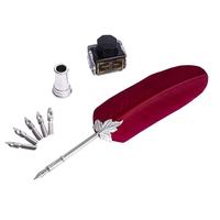 Ensemble cadeau d'écriture de stylo de plume de calligraphie en métal stylo plume de couleur spéciale pour le lettrage d'art