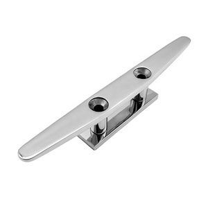 Fabricants de taquets de bateau Little Dolphin Matériel marin en acier inoxydable <span class=keywords><strong>Taquet</strong></span> de mât Crampons <span class=keywords><strong>d</strong></span>'<span class=keywords><strong>amarrage</strong></span> de pont bas à dessus plat Yacht - Product Image 2