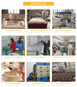 Canapé pour <span class=keywords><strong>chien</strong></span> surélevé moderne YOUME avec structure en bois courbé et coussin amovible lavable, 3 tailles pour chiens de <span class=keywords><strong>petite</strong></span> à grande <span class=keywords><strong>taille</strong></span>, ISO & BSCI - Product Image 5