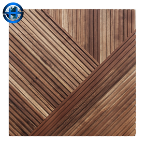 Mosaico de Madera de Nogal Negro Americano, Obra Maestra Arquitectónica, para Revestimiento de Paredes de Lujo en Salas de Estar de <span class=keywords><strong>Penthouse</strong></span> Exclusivos - Product Image 2