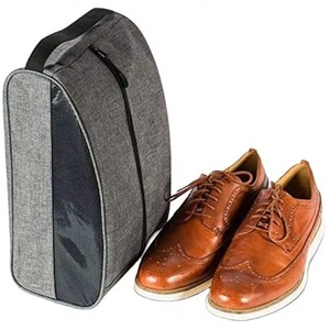 Pochette élégante pour baskets, sac de rangement pour chaussures en polyester, sac de voyage imperméable pour chaussures, fabriqué en usine BSCI - Product Image 1