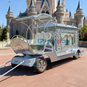 Retro European Style Electric Funeral Hearse Customized Color Size Brand New Funeral Ceremony Coffin Carriage <b>Trailer</b> Sale - Product Image 5