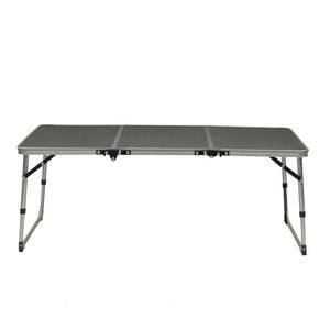Modern Lightweight Portable <b>Foldable</b> Aluminum Outdoor <b>Table</b> Adjustable Height Rust-Resistant Stackable Camping <b>Garden</b> Parties - Product Image 2