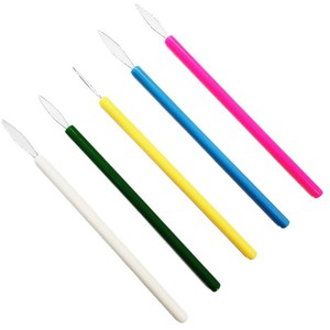 Enhebrador de Agujas Cilíndrico de Plástico, Colorido, con Orificio Grande, Guía de Hilo Portátil, Accesorio de Costura DIY - Product Image 5