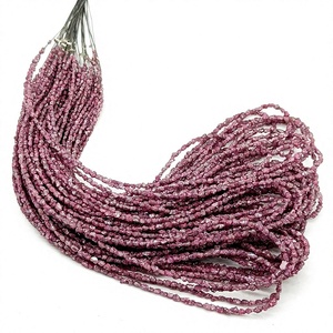 Natural <b>Pink</b> Diamond Uncut Beads 2.5-4mm Straight <b>Drilled</b> Raw Rough <b>Pink</b> Diamond Beads for Jewelry Making 16 inch Bead Strands - Product Image 1