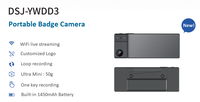 Magnet Badge camerabody camerabody camera Wifi streaming Mobile APP Security body cam Portable DVR