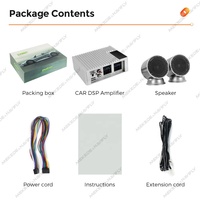 MEKEDE amplifier DSP mobil universal, pemutar audio BT nirkabel, pengaturan dukungan musik android, host DSP APP linkage kontrol untuk amplifier mobil universal