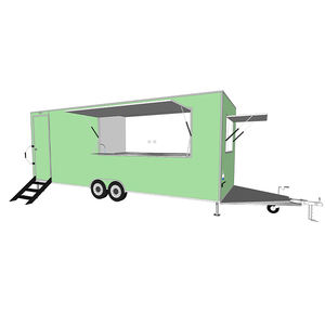 TUNE Prefab <span class=keywords><strong>Prix</strong></span> Premium Noix Rôtir Chariot de Nourriture avec Toilette Remorque Bois avec Réfrigérateur Congélateur avec Salle de Bain Toilette - Product Image 3