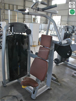 Équipement de musculation pour le dos MOQ1, Fabricant d'équipements de gym MND, Équipement de gym commercial à charges guidées, Traction verticale MOQ1 pour salle de sport