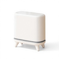 Poubelle de rangement en plastique intégrée à absorption automatique JOYBOS personnalisée, écologique, blanche, 12,5 L, pour hôtel