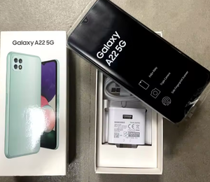 Teléfono Inteligente <span class=keywords><strong>A22</strong></span> <span class=keywords><strong>5G</strong></span> de 64 GB con Android, Desbloqueado, con Carga Rápida de 65 W, CPU de Ocho Núcleos, LTE, Versión en Inglés, Android 14 - Product Image 1