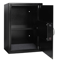Caja Fuerte Electrónica Digital de Gran Capacidad con Certificación CE ROHS, 3-8 PIN + Llave, 1 Estante Ajustable, Uso en Oficina y Hogar, 45L, Caja Fuerte Metálica