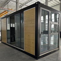 Maison préfabriquée pliable de haute qualité, modulaire, à faible coût, de 20 pieds et 30 pieds, pour bureaux