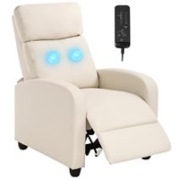 Chaise inclinable d'usine pour salon sièges de cinéma maison canapé inclinable simple salon avec fonction de massage de siège rembourré