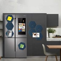 Revêtement mural, décoration murale moderne, panneau mural en feutre imprimé hexagonal pour la rénovation de la maison, de l'hôtel, du bureau, vente en gros