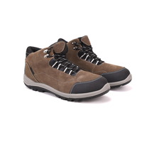 Bottes de travail légères et confortables AOXIANG avec embout en acier anti-perforation et anti-écrasement, en daim, pour l'usine, la construction, l'été