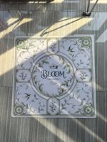 Tapis de Mahjong Américain Crème Floral Antidérapant Imperméable Silencieux Pliable – Vente en Gros Usine Chine OEM ODM pour Table de Jeu