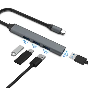 Top Selling high quality 4 ports usb3.0 hub 4 in 1 multi usb hub 2.0 multiport computer accessories pc