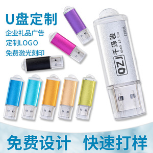 แฟลชไดรฟ์ USB โลหะแบบกำหนดเอง สีสันสดใส ความจุ 4G, แฟลชไดรฟ์ USB 256MB, ขายส่งข้ามประเทศ 128GB, แฟลชไดรฟ์ USB สำหรับรถยนต์ 8GB - Product Image 3