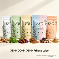 SYC BIO Capsules d'Ashwagandha 3000mg Extrait de Withania Somnifera Premium à base de plantes 60 Capsules Végétaliennes Soutien Antioxydant Fournisseur OEM