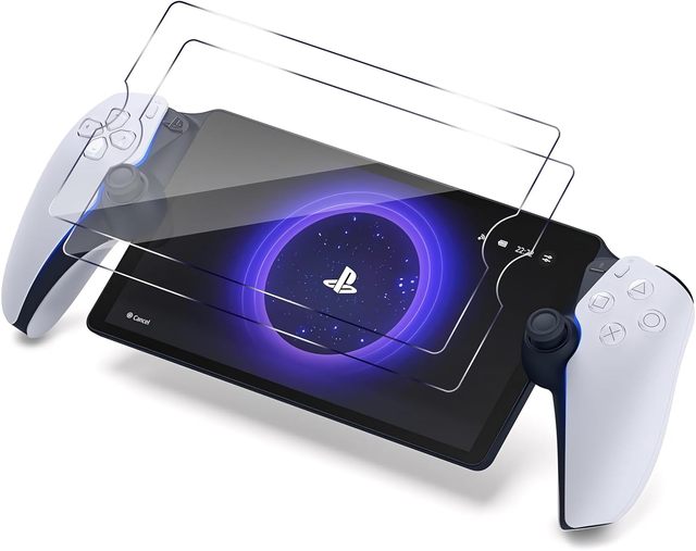 High Transparency Screen Protector for PS Portal Bubble Free Anti-Scratch Anti-Fingerprint HD Tempered Glass Screen Film for PSP
