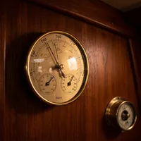 Barometer Analog dengan Logo Kustom Tanpa Baterai