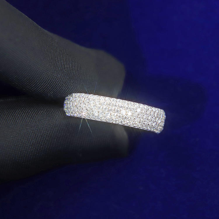 5rows diamond ring