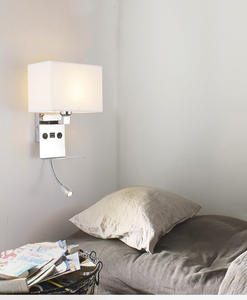 <span class=keywords><strong>Support</strong></span> de téléphone portable rechargeable par USB, lampe murale E27 <span class=keywords><strong>pour</strong></span> chambre à coucher, lampes de lecture de chevet, lumière murale moderne minimaliste <span class=keywords><strong>pour</strong></span> hôtel, villa - Product Image 4